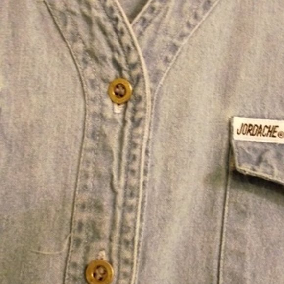 JORDACHE Women's Shirt, Small short sleeve - Picture 3 of 5